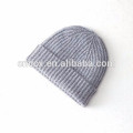 15PKB012 100% gorro de cachemir de costilla